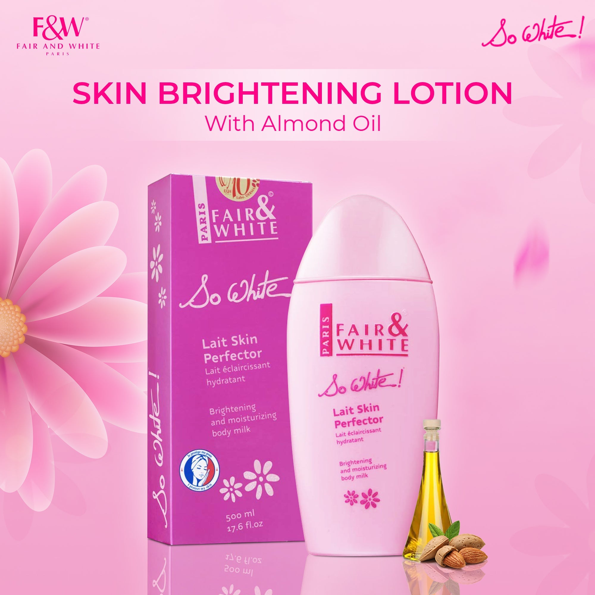 Fair & White So White Skin Perfector Body Lotion - Mitchell Brands
