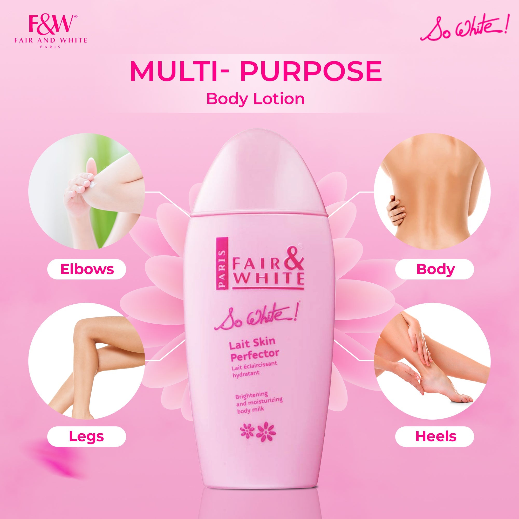 Fair & White So White Skin Perfector Body Lotion - Mitchell Brands