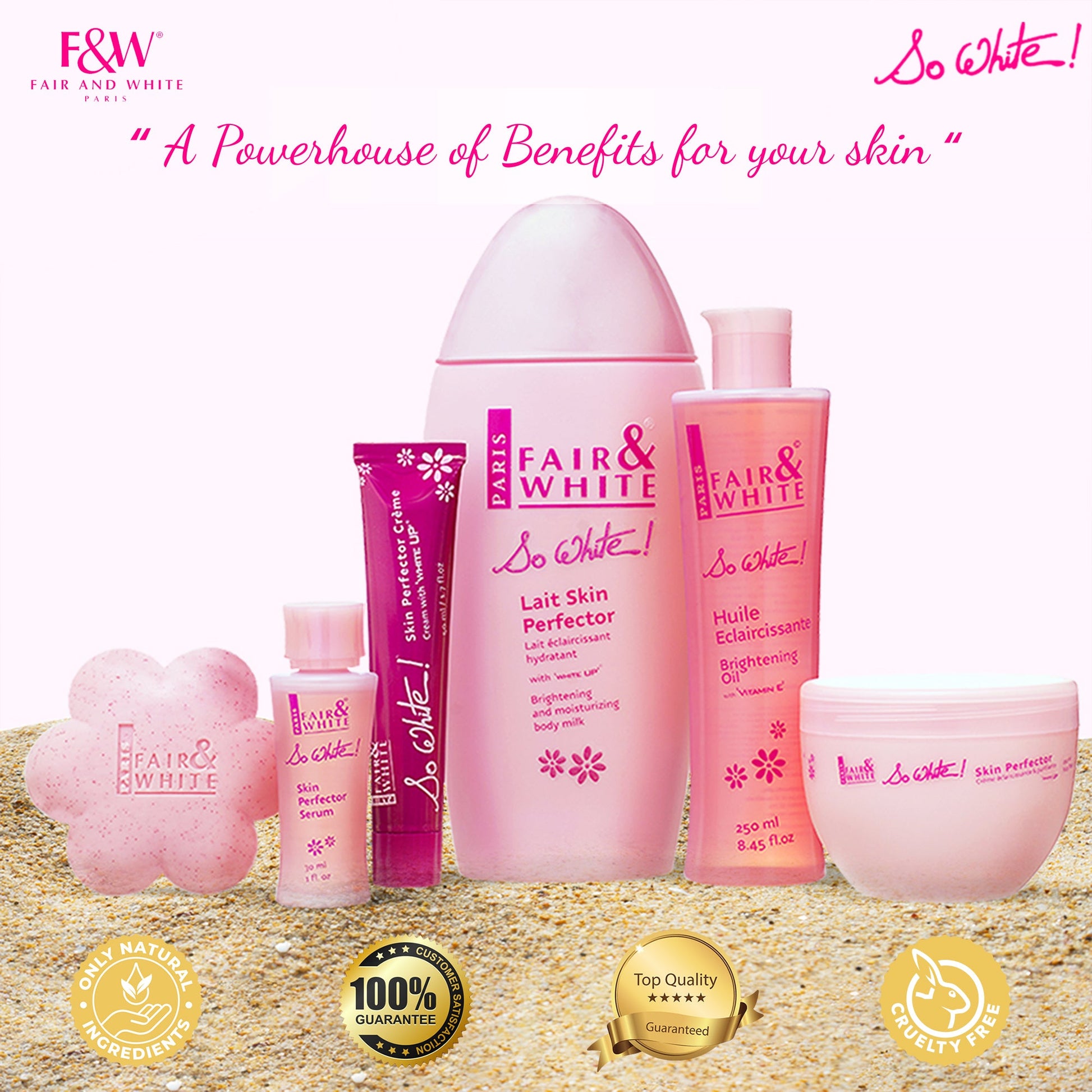 Fair & White So White Skin Perfector Body Lotion - Mitchell Brands