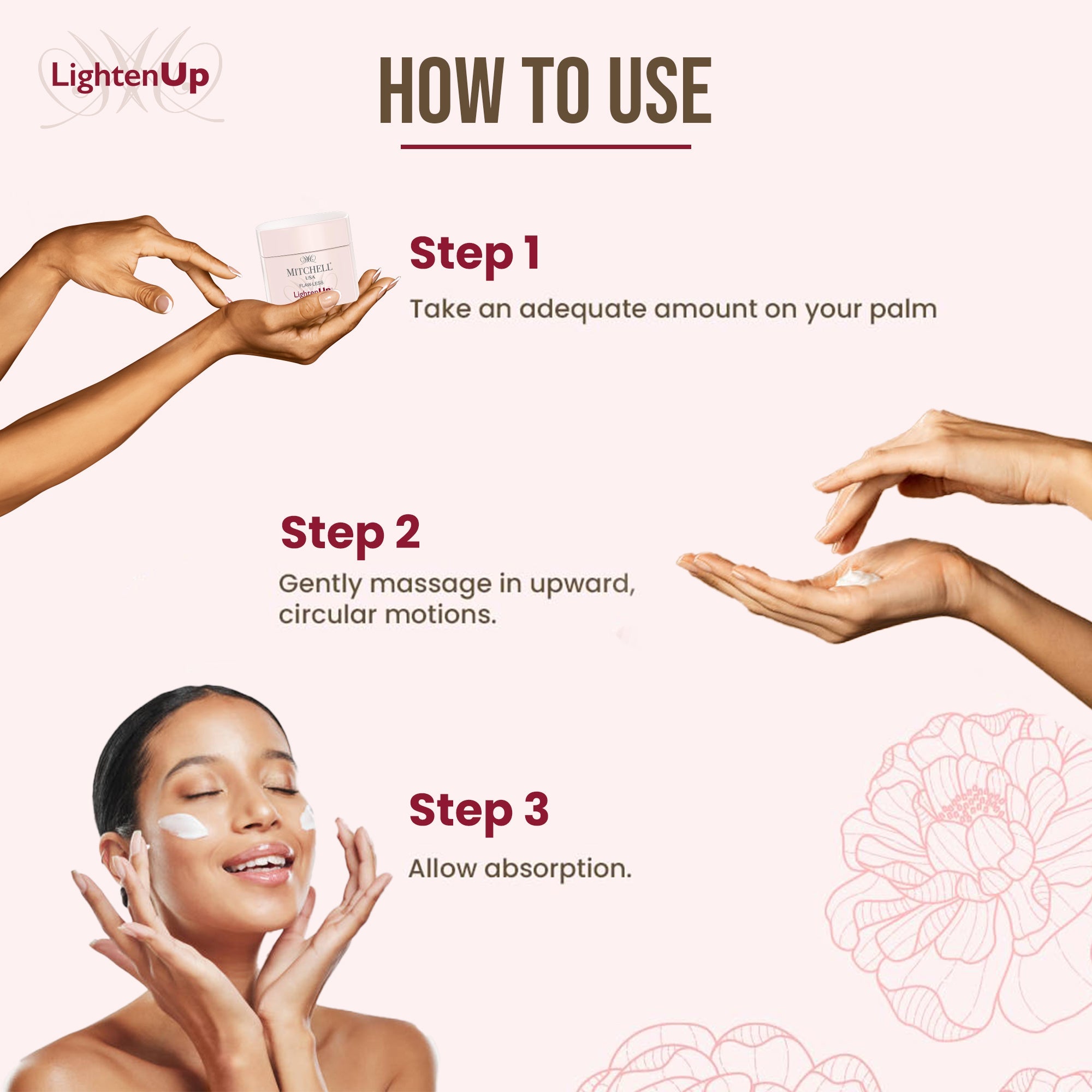Lighten Up Flaw-Less Bright Boost Renewing Night Cream 50g - Mitchell Brands