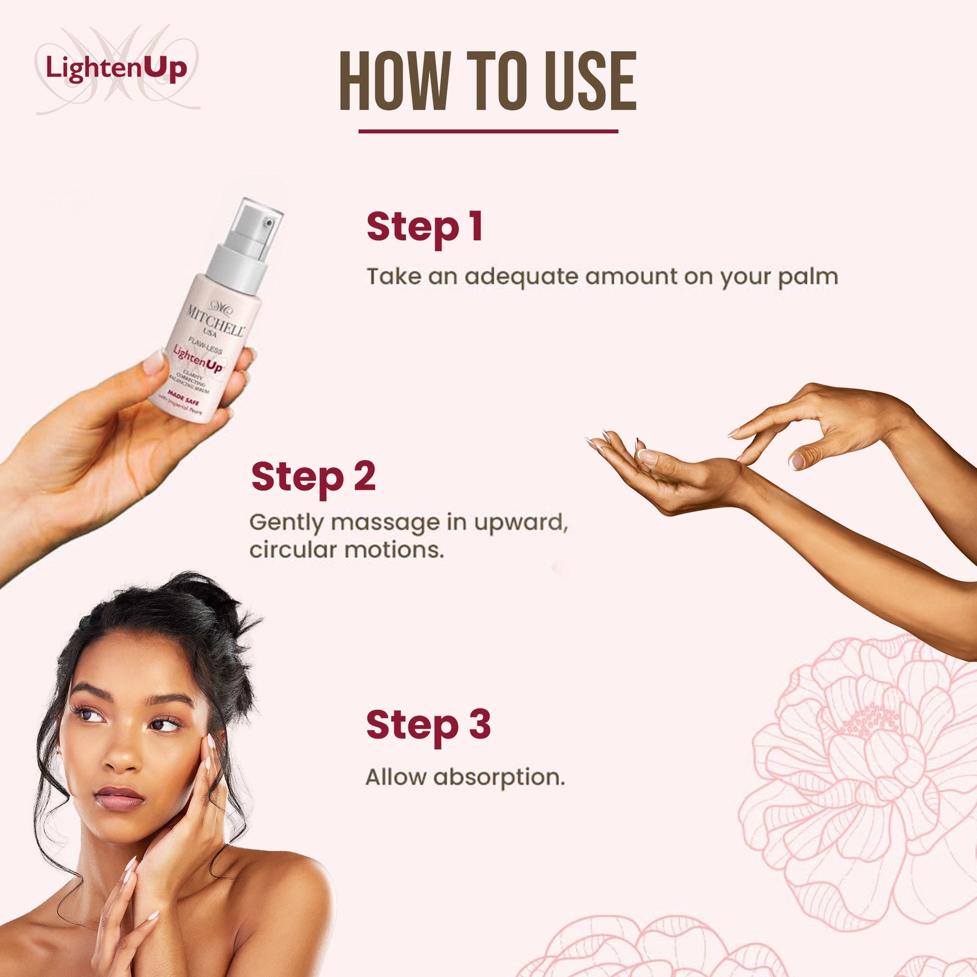 Lighten Up Flaw-Less Clarity Correction Balancing Serum 1.7 fl oz / 50ml - Mitchell Brands