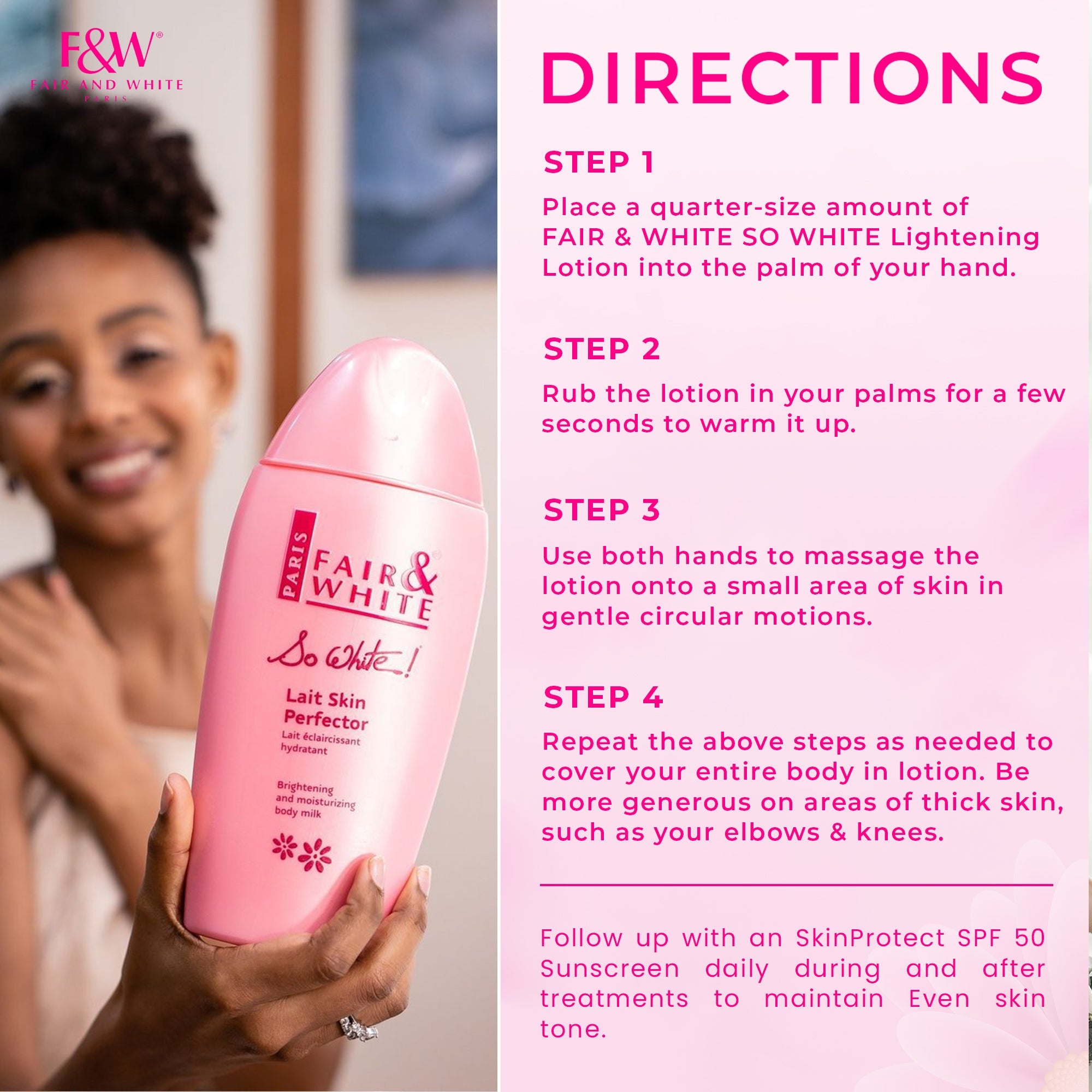 Fair & White So White Skin Perfector Body Lotion - Mitchell Brands