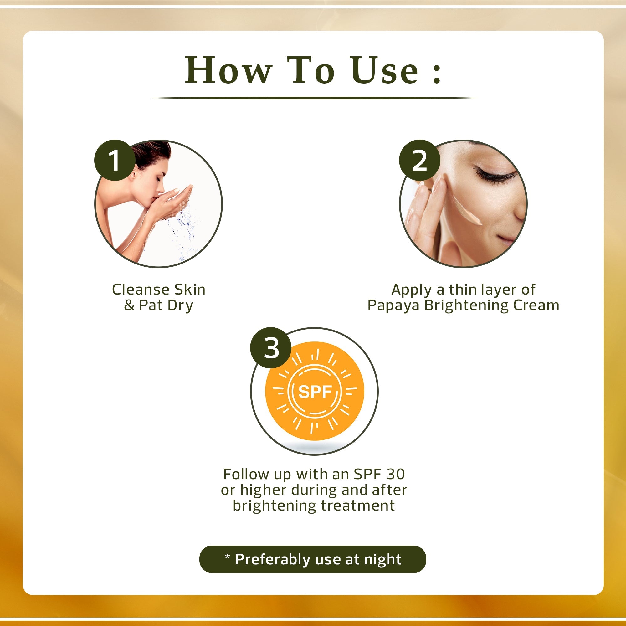 Organic Extract of Papaya Brightening Cream Tube - 50g / 1.76 Oz FleurDeLis - Mitchell Brands - Skin Lightening, Skin Brightening, Fade Dark Spots, Shea Butter, Hair Growth Products