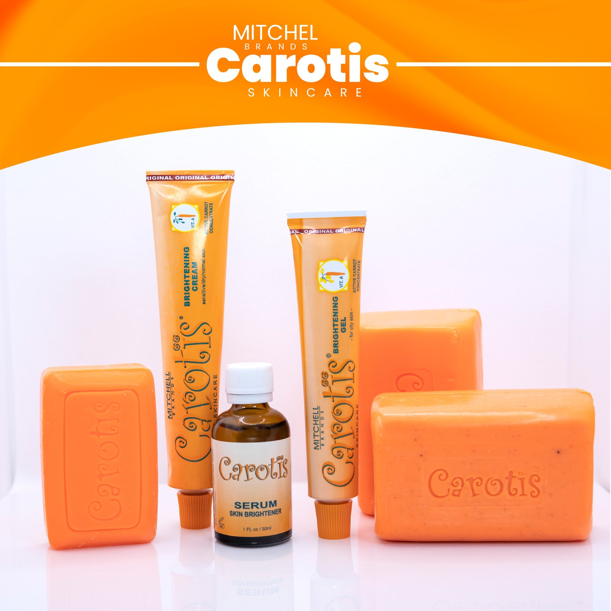 Carotis Brightening Cream - 50gm / 1.7 fl oz Carotis - Mitchell Brands - Skin Lightening, Skin Brightening, Fade Dark Spots, Shea Butter, Hair Growth Products