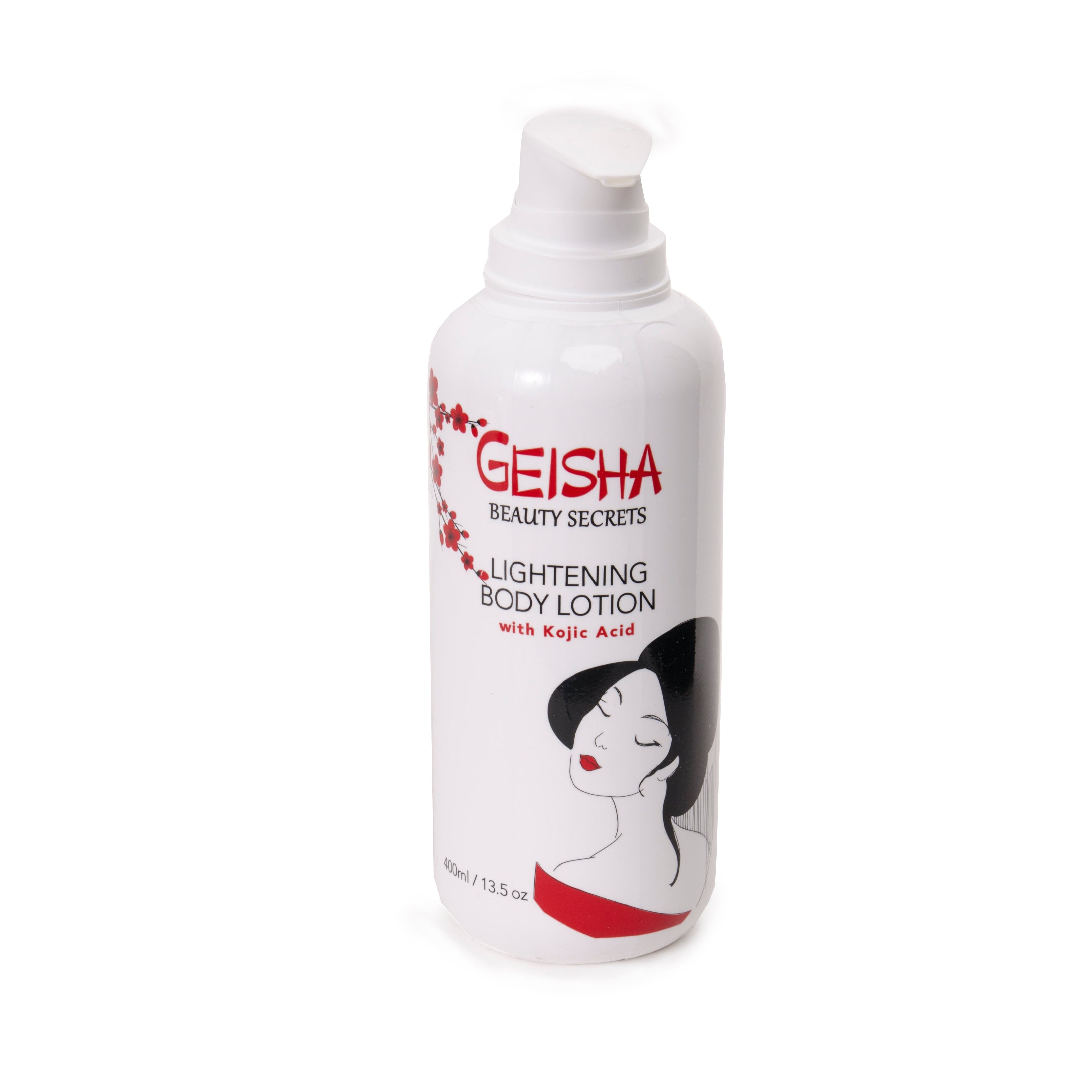 Geisha Beauty Secrets Brightening Body Lotion with Kojic Acid - 400ml / 13 fl oz - Mitchell Brands
