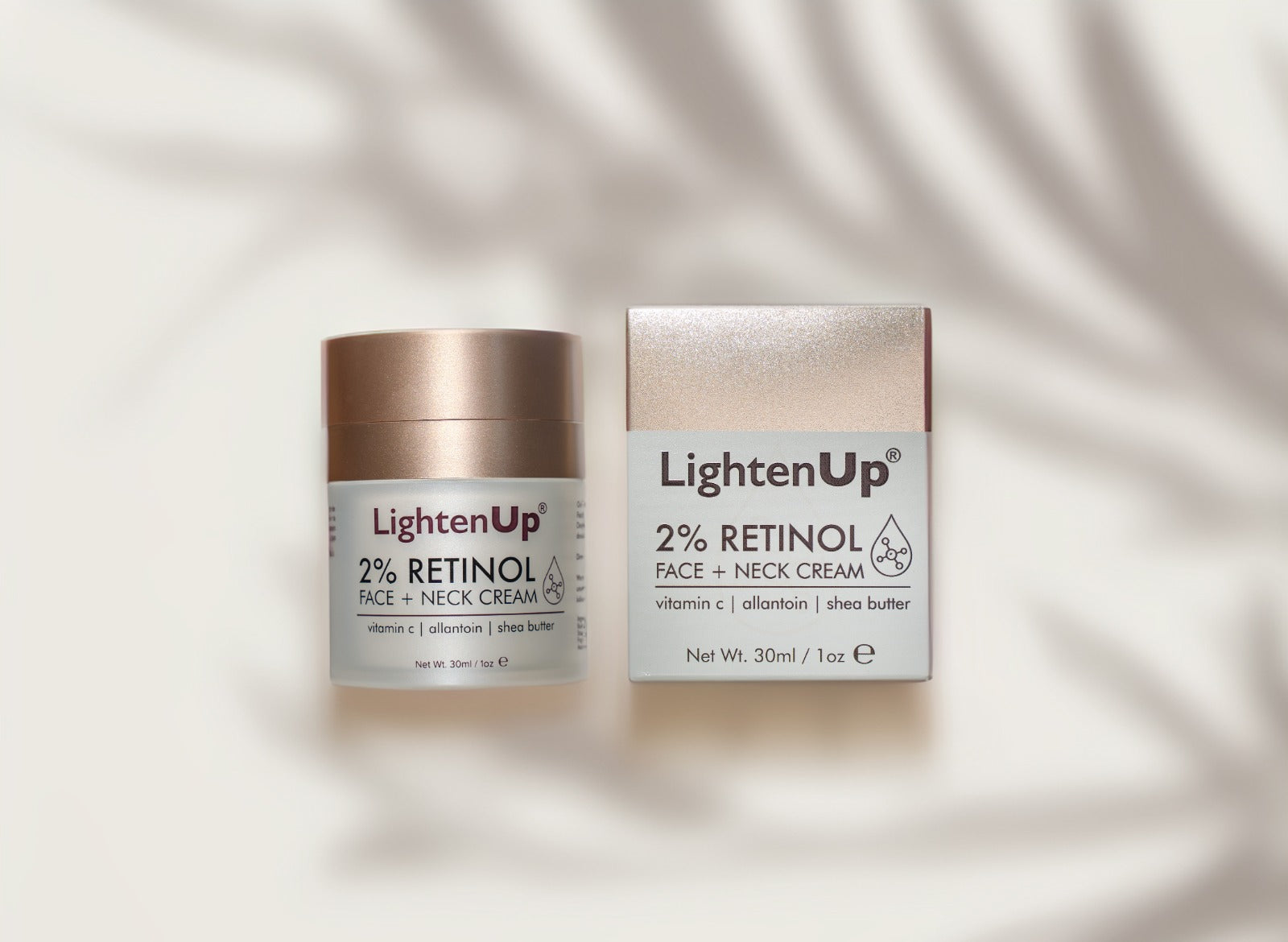 Lighten Up Anti-Aging 2% Retinol Cream 30ml (Jar) - Mitchell Brands