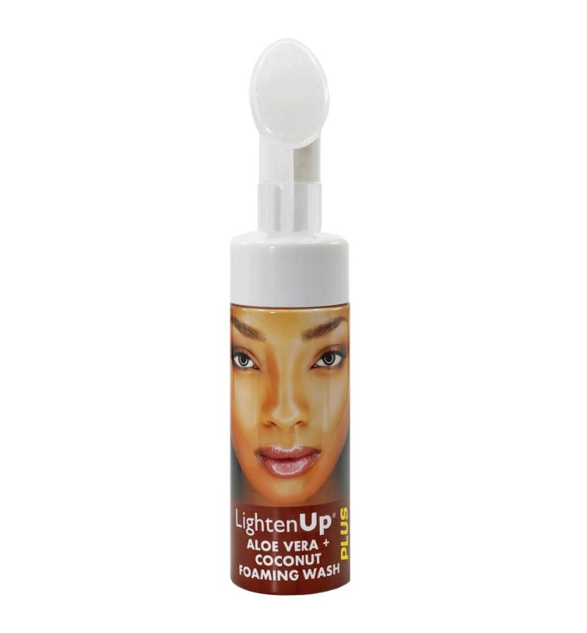 LightenUp Aloe Vera + Coconut Foaming Wash + FREE Argan Oil Lotion Mitchell Group USA, LLC - Mitchell Brands - Skin Lightening, Skin Brightening, Fade Dark Spots, Shea Butter, Hair Growth Products